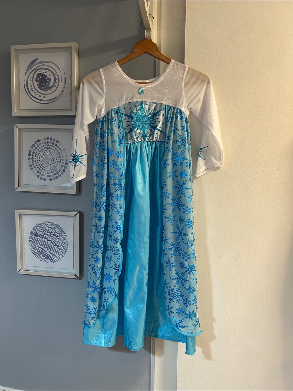 Little Adventures Ice Princess Dress Up Costume Size XL 7-9 Year